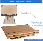 BS2500PRO XL Super Heavy Duty 15.4x10.5 Portable Height Adjustable Foldable Eye Level Bookstand Holder for Reading Hands Free Large Thick Heavy College Textbooks Tablets Neck Pain Free - Image 5
