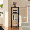 YUFAM 4-Tier Corner Shelf, Black by YUFAM