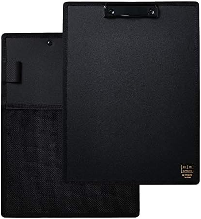 King Jim 5985 All in A4 Clipboard, Short Side, Black by KINGJIM