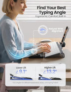 Vaydeer Wrist Rest with Keyboard Stand and Phone Holder, Keyboard Riser Set - Image 4