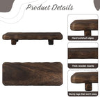 Briwooody Wood Riser Pedestal Stand for Kitchen Counter, 22 x 9 Inch - Image 3
