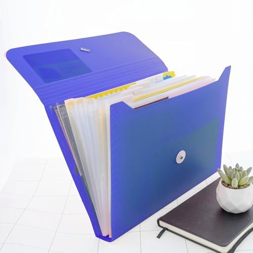 BAZIC Products 13-Pocket Poly Expanding File, A4/Letter Size, 6-Case - Image 7