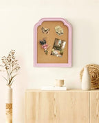 Cork Bulletin Board with Pink Frame, 13"*17" Pin Board for Home, Office, Bedroom, Dorm - Decorative Hanging Message Board for Notes, Photos, Vision Board(PK-3343) - Image 5