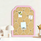 Linen Fabric Bulletin Board with Criss-Cross Ribbons, 17.7 x 23.6 - Image 7