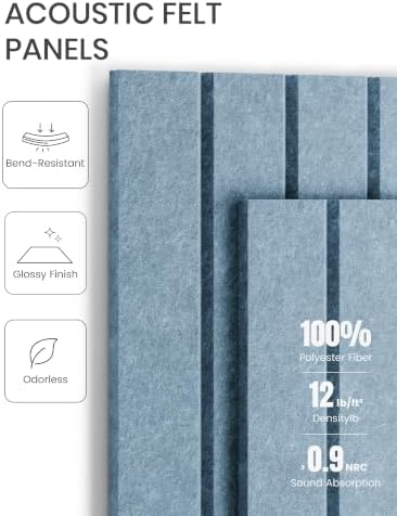 Fluxynara Large Arched Felt Bulletin Board 35.4''×23.6'', Coastal Haze - Image 5