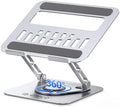 ORICO Adjustable Laptop Stand for Desk, 360° Rotating Base, ST12-Silver by ORICO