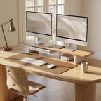 Fenge Desk Pad Mat for Home & Office, 31.5” x 15.7”, Taupe - Image 5