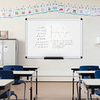 VIZ-PRO Dry Erase Board/Magnetic White Board, 48 X 32 Inches, Silver Aluminium Frame - Image 6