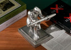 Knight Pen Holder Pen Stand Desk Organizer and Accessories Silver - Image 6
