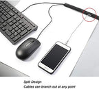 Cable Management Sleeve, Split Design, 25FT - 1.25 Inch, Black - Image 3