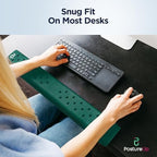 EdgeRest PostureUp L-Shaped Desk Long Wrist Rest Elbow, Forearm & Wrist Comfort Support for Table or Desk Edge, Non-Slip, Memory Foam Padding, Ergonomic Design for Work, Universal Fit, Forest Green - Image 3