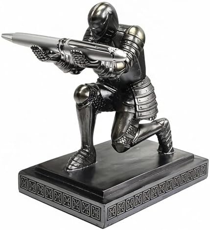Knight Pen Holder Pen Stand Desk Organizer and Accessories Iron by HDMbigmiHomeDecorations