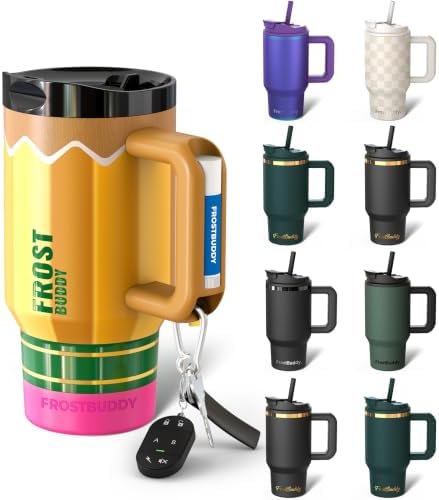 Frost Buddy Thicc Buddy 16oz Tumbler - Insulated Stainless Steel (Pencil1) by FrostBuddy