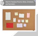 Mr. Pen- Cork Board, 24”x36”, White Frame, Cork Bulletin Board - Image 6