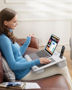 HUANUO Lap Desk - Fits up to 17 inches Laptop Desk, Marbling - Image 7