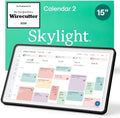 Skylight Calendar 2 – 15" Touchscreen Digital Calendar, Classic, Black by Skylight