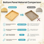Vtopmart 7 Pack Bamboo Drawer Organizer Boxes, Junk Drawer Organizers - Image 3