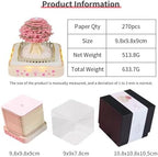 3D Calendar 2027, Desk Time Piece Calendar 2027,Tear-Away 3D Paper Art Notepad w LED Lights,Creative 3D Memo Artsy Pad Calendars, DIY Paper Carving Gift (Cherry Blossom Tree) - Image 6