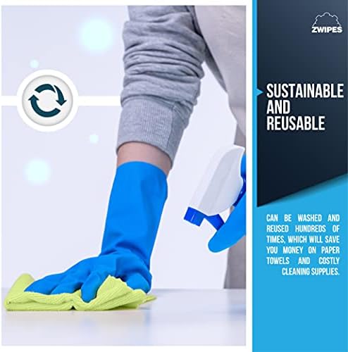Zwipes 924 Microfiber Cleaning Cloths, 24 Count (Pack of 10) - Image 5