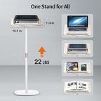 2-in-1 Floor Music Stand & Desktop Book Stand, 16.5"–51" Height Adjustable - Image 6