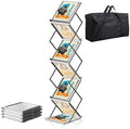 Literature Rack, Brochure Stands Display, 2-Pack Silver by AceShow