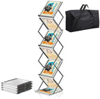 Literature Rack, Brochure Stands Display, 2-Pack Silver by AceShow