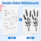 Small Dry Erase Boards Classroom Pack 12 x 9 Inch 12 Pack Whiteboard - Image 5