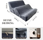 Work Foot Rest Under Desk,Comfort Foot Rest for Couch (Light Gray, 002) - Image 5