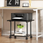 Asgolion Printer Table, 2-Tier Under Desk Printer Stand, Printer Cart - Image 6