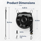 EV Charging Cable Holder, Universal Retractable Cord Reel - Image 3