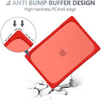 Batianda Heavy Duty Case for MacBook Air 13 Inch 2018-2020, Red - Image 5