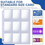 ZENOWICK 400 Pack Card Sleeves Binder Sheets, Holds 7200 Cards - Image 4