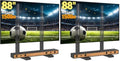 5Rcom Table Top TV Stand Universal for 35-88 Inch Flat & Curved TVs (Pack of 2) by 5Rcom