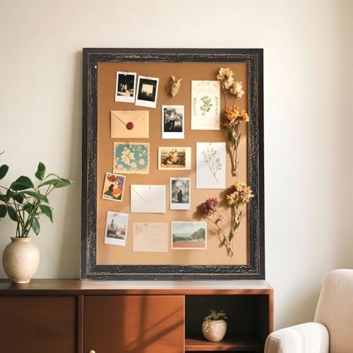 Cork Board Bulletin Board, 24"x18" Corkboard for Wall - Image 2