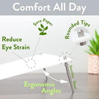 Desk Dry Erase Board with Erasable Marker, Angled Writing Tablet - Image 3