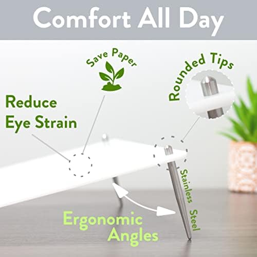 Desk Dry Erase Board with Erasable Marker, Angled Writing Tablet - Image 3