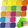 Sherr 100 Pcs Pop up Sticky Notes Bulk 3x3 Inch 56 Sheets/pad Refills Sticky Notes Bright Colors Self-Stick Note Pads Post Adhesive Memo for Students School Teacher Office Meeting, 20 Colors by Sherr