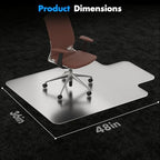 Office Chair Mat for Carpet - 36x48 Inch Heavy-Duty Protection for Low Pile Plastic Computer Desk Floor Protectors for Chairs - Image 7