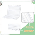Outus 6 Pieces A4 Plastic File Box, Paper Photo Clear Storage Case - Image 5