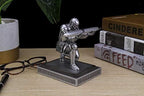 Knight Pen Holder Desk Organizers and Accessories as Gift Silver - Image 4
