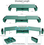 gianotter Dual Monitor Stand Riser With Drawer and 2 Pen Holders - Image 5