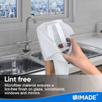 UNIMADE Shop Towels Rags, 150 Pack Reusable Shop Rags Bulk Microfiber Cleaning Cloth Lint Free Cleaning Towels for Car Kitchen Automotive Bar Mechanic Restaurant Garage, 11.5"x 11.5", White - Image 5
