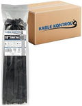 Kable Kontrol Cable Zip Ties, 18 Inch, 2800 Pcs, HD 120lbs Test, Black by KABLEKONTROL%C2%AE