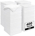 AIDEA Microfiber Cleaning Cloth White-400PK, Soft Microfiber Towels for Cars, Absorbent Cleaning Rags, Lint-Free Streak-Free Wash Cloths for House, Kitchen, Window,11.5"×11.5" by AIDEAHOME