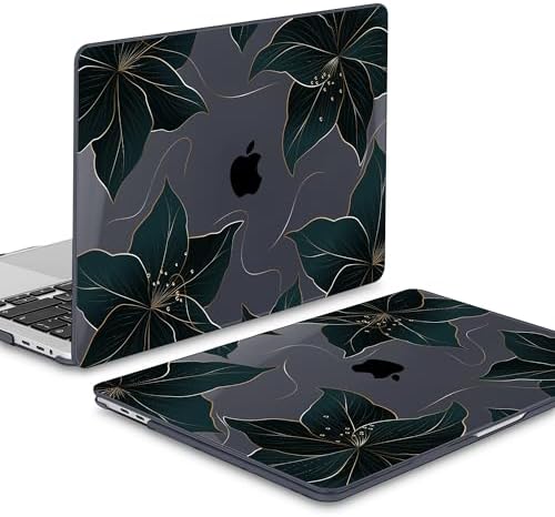 Mektron Case for MacBook Pro 16 Inch A2141 Cover 2019 Release 16" with Liquid Retina Display/Touch ID, Plastic Hard Shell with Keyboard Skin & Screen Protector & Dust Plug, Floral C218 - Image 5