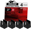 Bed Risers with Adjustable Screw Clamp, 2 Inch Furniture Riser,4 Pack Black by ZDDLOINP