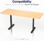 VIVO Real Bamboo 71 x 30 in Solid Table Top, DESK-TOP71O - Image 4