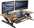 VIVO Rustic Vintage Brown 42 in Standing Desk Converter, DESK-V000VLN by VIVO