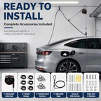 EV Charging Cable Organizer, Retractable Cable Reel Wall Mount - Image 6