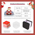 3D Calendar 2027,Time Piece Calendar 2027,3D Memo Pad,Tear Away Calendars,Santa Claus 3D Memo Pad Christmas Gift,New Year Gift (Christmas Santa Claus) - Image 3